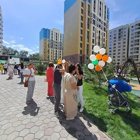 Warm Room With Shared Bathroom And Kitchen Near Mega Park Almaty Exterior photo