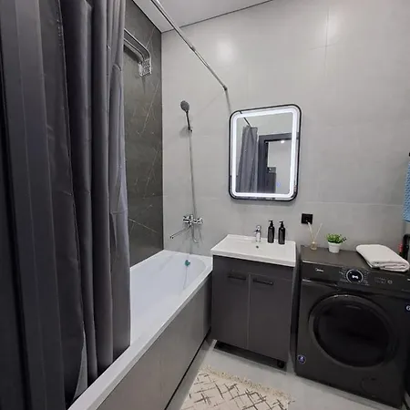 Warm Room With Shared Bathroom And Kitchen Near Mega Park Almaty Exterior photo