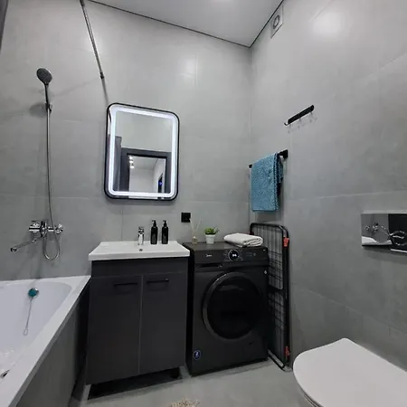 Warm Room With Shared Bathroom And Kitchen Near Mega Park Almaty Exterior photo